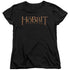 HOBBIT/LOGO - S/S WOMENS TEE - BLACK