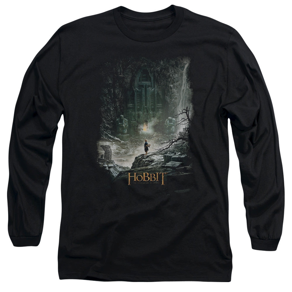 HOBBIT/AT SMAUGS DOOR -  L/S ADULT 18/1  - BLACK