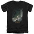 HOBBIT/AT SMAUGS DOOR - S/S ADULT V-NECK 30/1 - BLACK