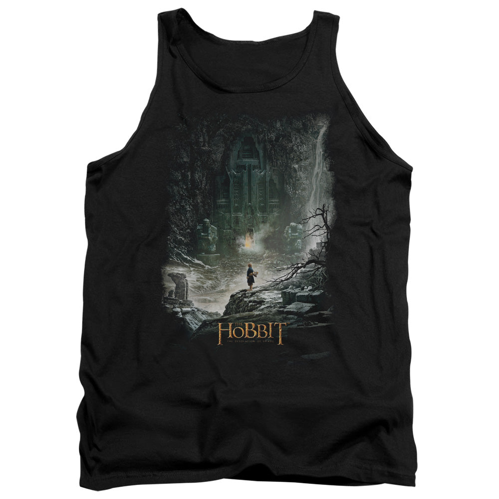 HOBBIT/AT SMAUGS DOOR - ADULT TANK - BLACK