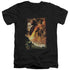 HOBBIT/GOLDEN CHAMBER - S/S ADULT V-NECK 30/1 - BLACK