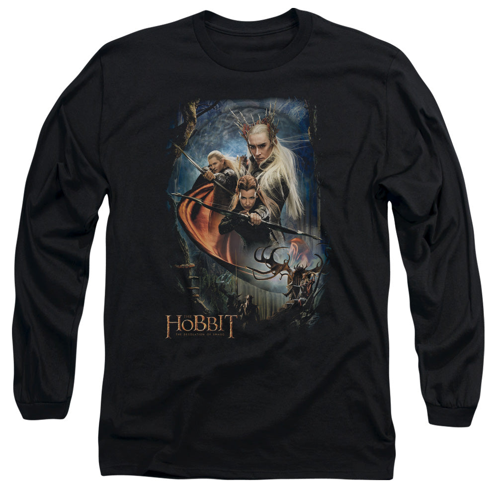 HOBBIT/THRANDUILS REALM -  L/S ADULT 18/1  - BLACK