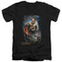 HOBBIT/THRANDUILS REALM - S/S ADULT V-NECK 30/1 - BLACK