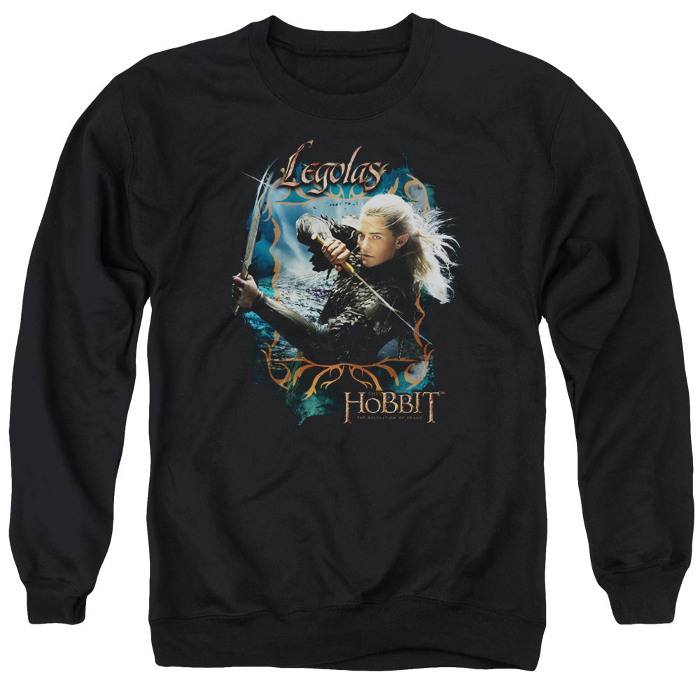 HOBBIT/KNIVES - ADULT CREWNECK SWEATSHIRT - BLACK