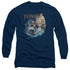 HOBBIT/BARRELING DOWN -  L/S ADULT 18/1  - NAVY
