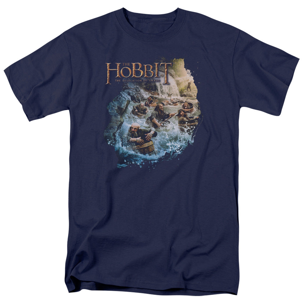 HOBBIT/BARRELING DOWN - S/S ADULT 18/1  -  NAVY