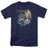 HOBBIT/BARRELING DOWN - S/S ADULT 18/1  -  NAVY