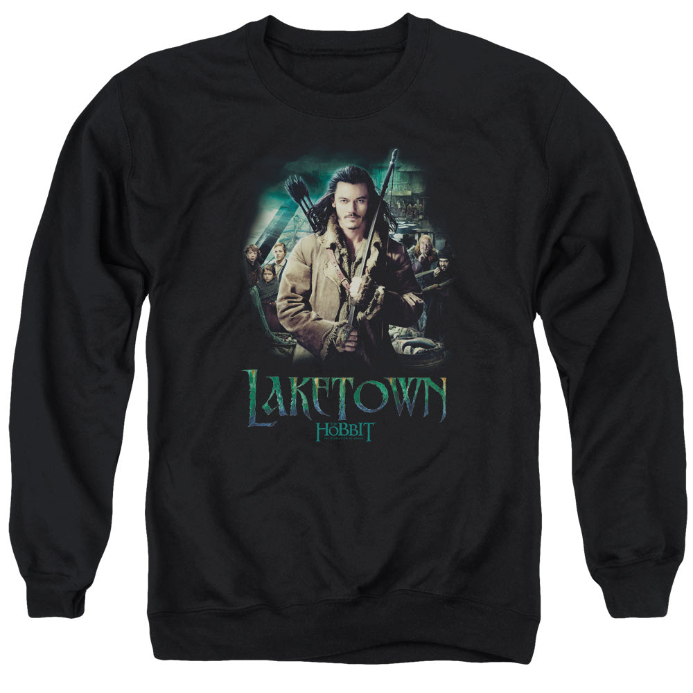 HOBBIT/PROTECTOR - ADULT CREWNECK SWEATSHIRT - BLACK