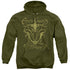 HOBBIT/GUARDS OF MIRKWOOD - ADULT PULLOVER HOODIE - MILITARY GREEN