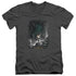 HOBBIT/SECOND THOUGHTS - S/S ADULT V-NECK 30/1 - CHARCOAL