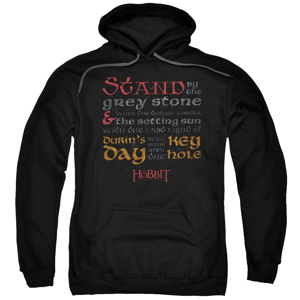 HOBBIT/KEYHOLE - ADULT PULLOVER HOODIE - BLACK