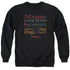 HOBBIT/KEYHOLE - ADULT CREWNECK SWEATSHIRT - BLACK