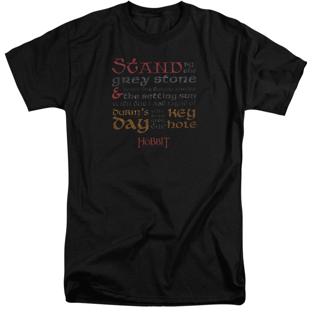 HOBBIT/KEYHOLE - S/S ADULT TALL 18/1 - BLACK