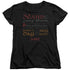 HOBBIT/KEYHOLE - S/S WOMENS TEE - BLACK