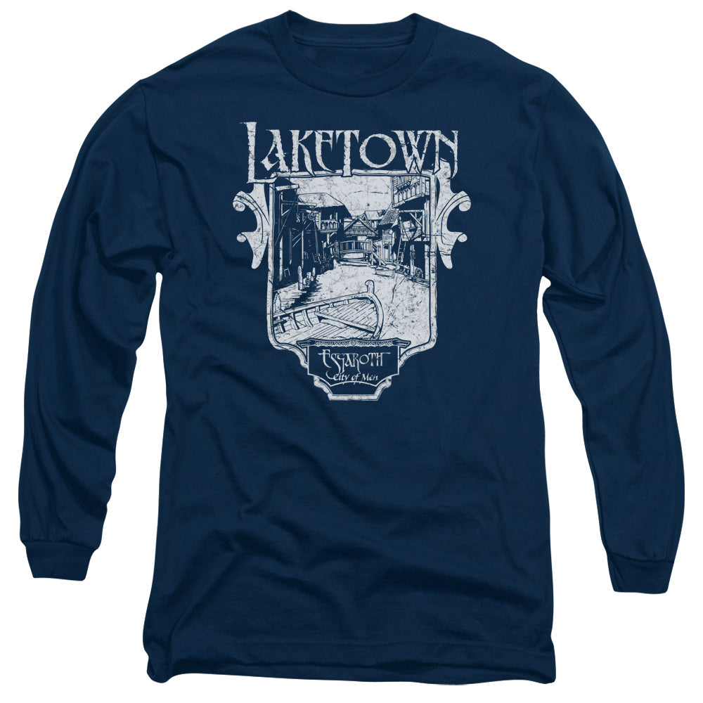 HOBBIT/LAKETOWN SIMPLE -  L/S ADULT 18/1  - NAVY