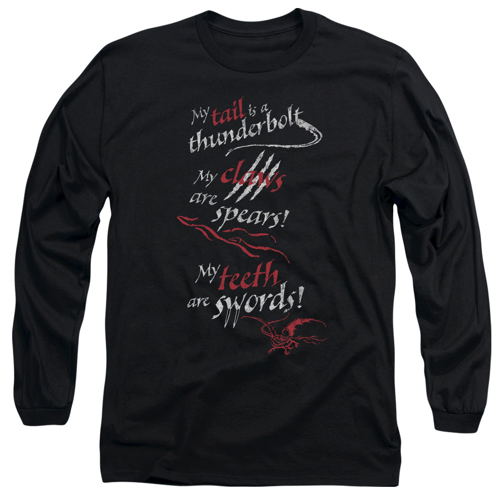 HOBBIT/TAIL CLAWS TEETH -  L/S ADULT 18/1  - BLACK