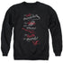 HOBBIT/TAIL CLAWS TEETH - ADULT CREWNECK SWEATSHIRT - BLACK