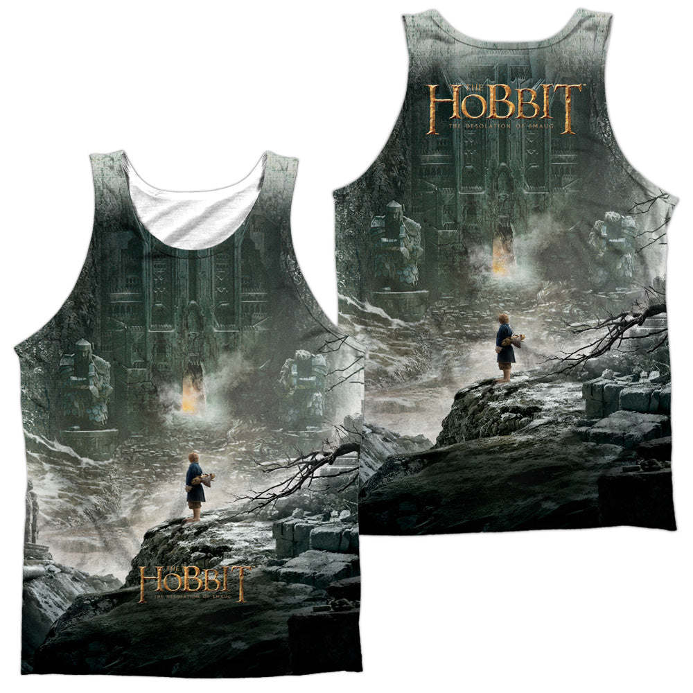 HOBBIT/BIG POSTER (FRONT/BACK PRINT) - ADULT POLY TANK TOP - MULTI