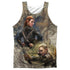 HOBBIT/ELVES (FRONT/BACK PRINT) - ADULT POLY TANK TOP - MULTI