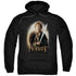 THE HOBBIT/BILBO AND STING - ADULT PULLOVER HOODIE - BLACK