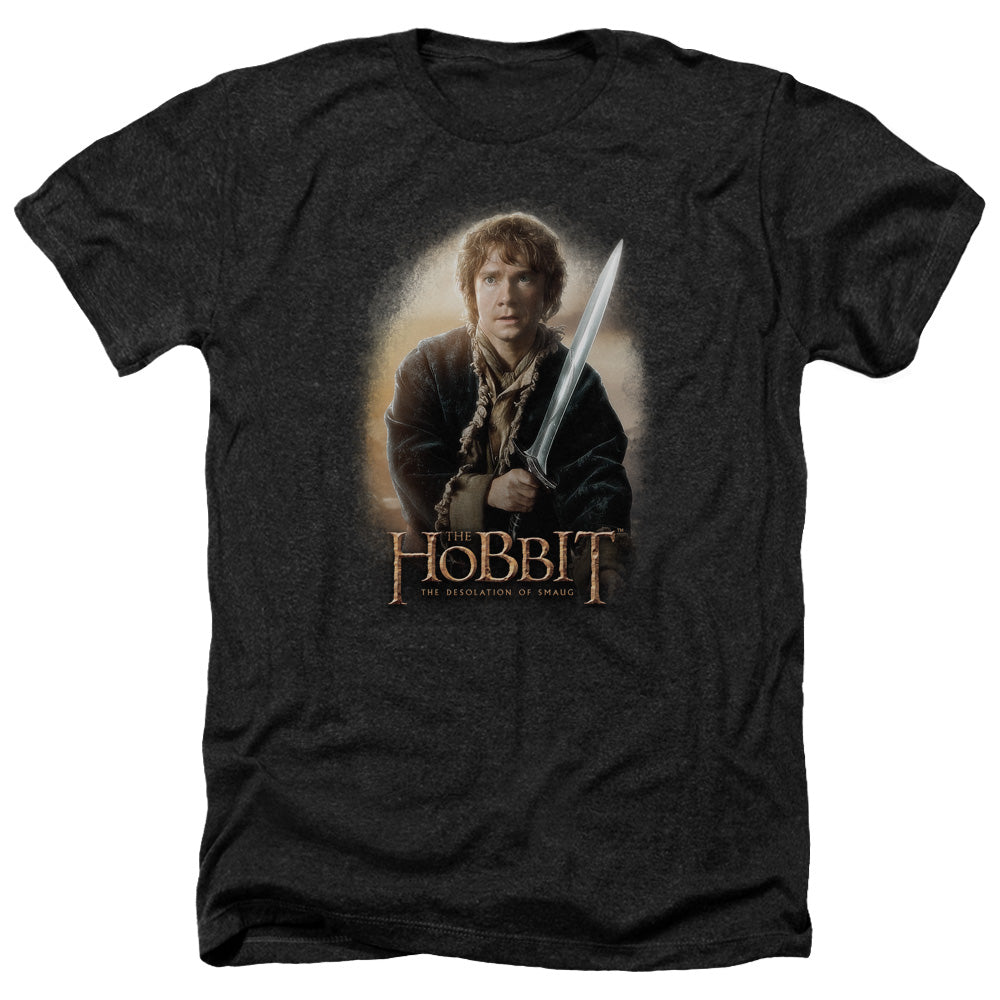 THE HOBBIT/BILBO AND STING - ADULT HEATHER - BLACK