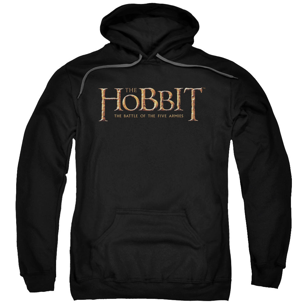 HOBBIT/LOGO - ADULT PULLOVER HOODIE - BLACK