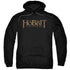 HOBBIT/LOGO - ADULT PULLOVER HOODIE - BLACK