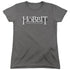 HOBBIT/ORNATE LOGO - S/S WOMENS TEE - CHARCOAL