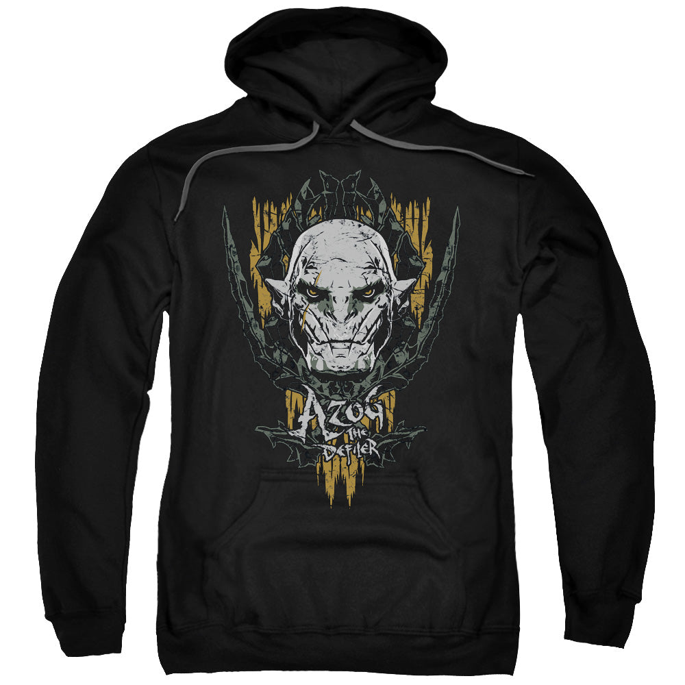 HOBBIT/AZOG - ADULT PULLOVER HOODIE - BLACK