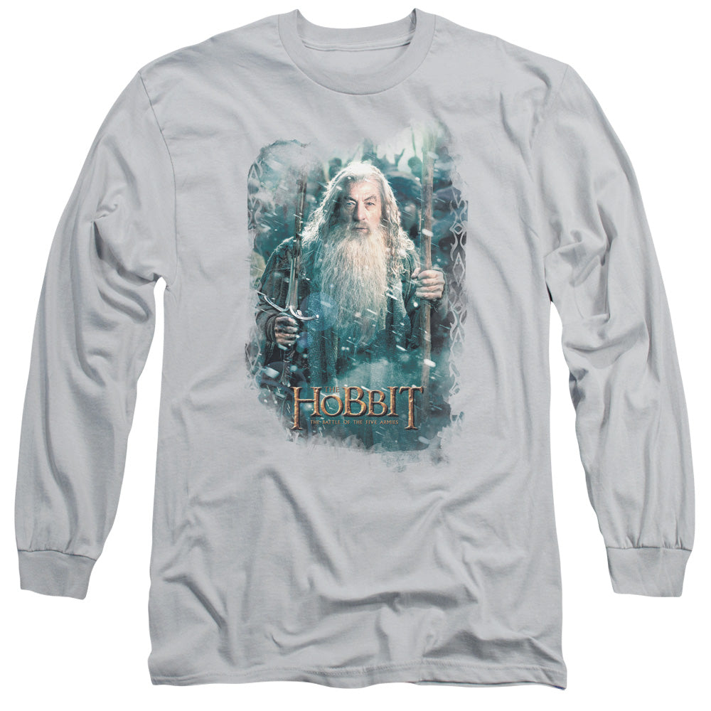 HOBBIT/GANDALFS ARMY -  L/S ADULT 18/1  - SILVER