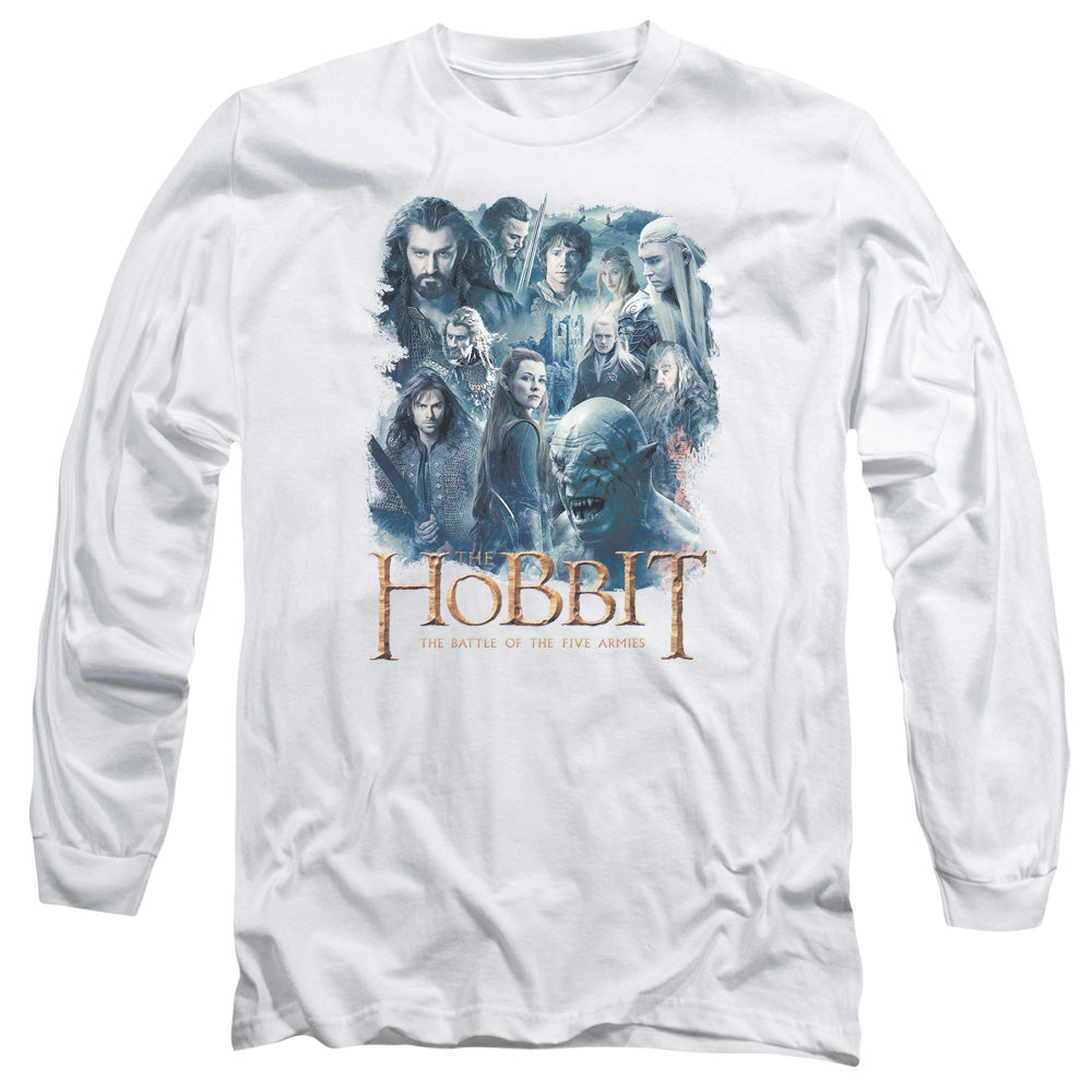HOBBIT/MAIN CHARACTERS -  L/S ADULT 18/1  - WHITE