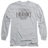 HOBBIT/DOOR LOGO -  L/S ADULT 18/1  - SILVER