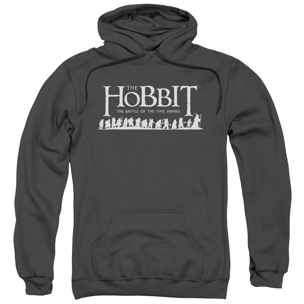 HOBBIT/WALKING LOGO - ADULT PULLOVER HOODIE - CHARCOAL