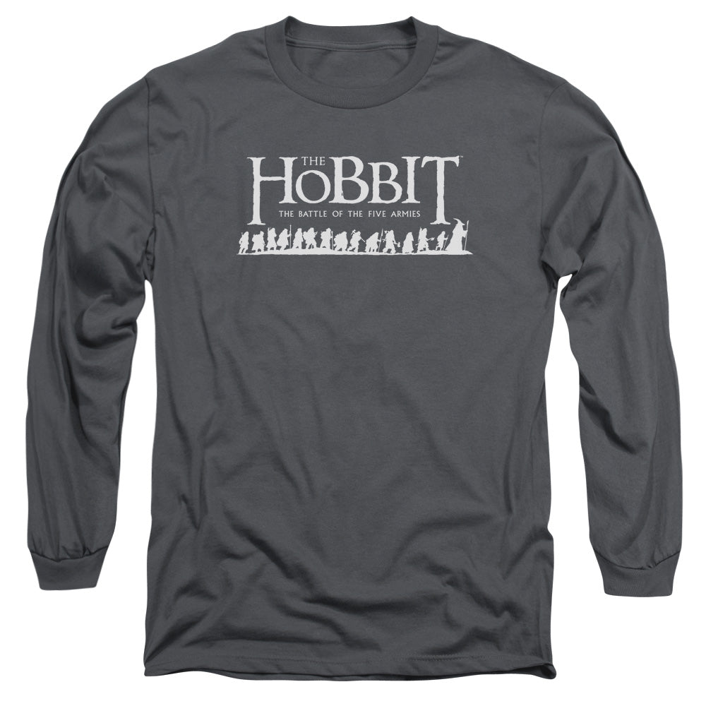 HOBBIT/WALKING LOGO -  L/S ADULT 18/1  - CHARCOAL