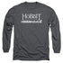 HOBBIT/WALKING LOGO -  L/S ADULT 18/1  - CHARCOAL