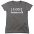 HOBBIT/WALKING LOGO - S/S WOMENS TEE - CHARCOAL