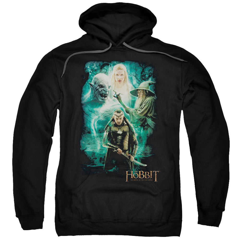 HOBBIT/ELRONDS CREW - ADULT PULLOVER HOODIE - BLACK