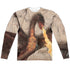 HOBBIT/SMAUG ATTACK (FRONT/BACK PRINT) - L/S ADULT POLY CREW  - MULTI