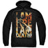 HOBBIT/I AM FIRE - ADULT PULLOVER HOODIE - BLACK
