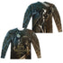 HOBBIT/KING (FRONT/BACK PRINT) - L/S ADULT POLY CREW  - MULTI