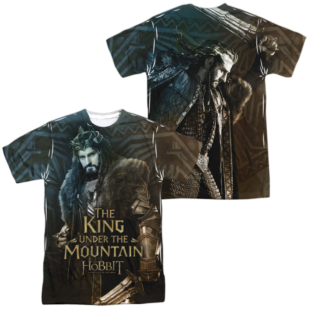 HOBBIT/KING (FRONT/BACK PRINT) - S/S ADULT POLY CREW - MULTI
