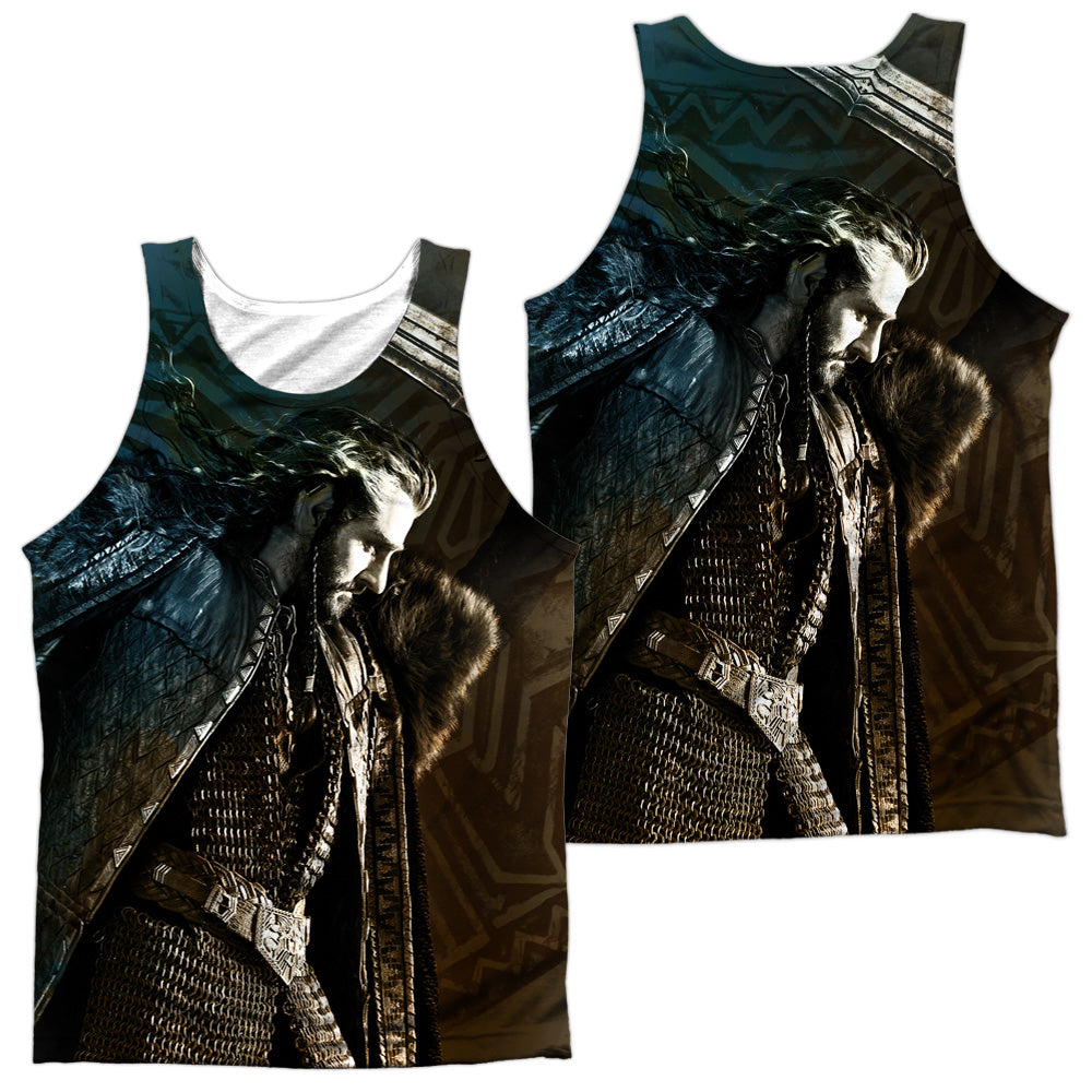 HOBBIT/KING (FRONT/BACK PRINT) - ADULT POLY TANK TOP - MULTI
