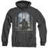 HOBBIT/BILBO POSTER - ADULT HEATHER HOODIE - BLACK