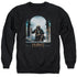 HOBBIT/BILBO POSTER - ADULT CREWNECK SWEATSHIRT - BLACK