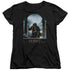 HOBBIT/BILBO POSTER - S/S WOMENS TEE - BLACK