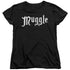 HARRY POTTER/MUGGLE - S/S WOMENS TEE - BLACK