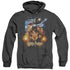 HARRY POTTER/MOVIE POSTER - ADULT HEATHER HOODIE - BLACK