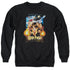HARRY POTTER/MOVIE POSTER - ADULT CREWNECK SWEATSHIRT - BLACK