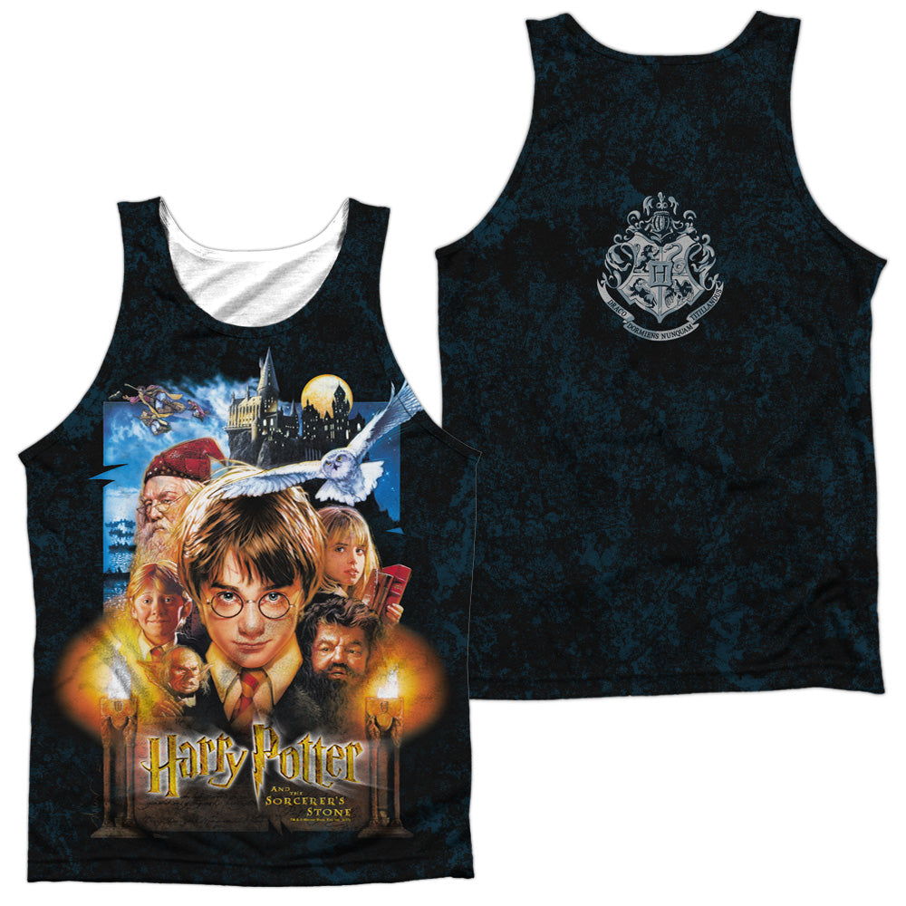 HARRY POTTER/THE BEGINNING (FRONT/BACK PRINT) - ADULT POLY TANK TOP - MULTI
