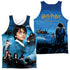 HARRY POTTER/FIRST YEAR (FRONT/BACK PRINT) - ADULT POLY TANK TOP - MULTI